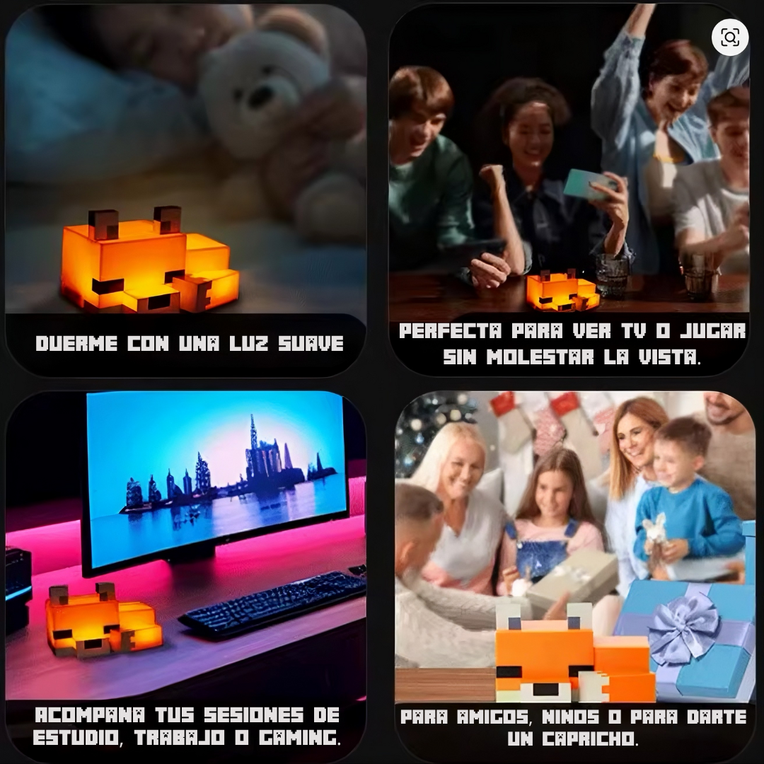 Lámpara Zorro Decorativa