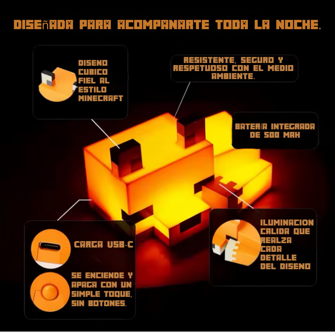 Lámpara Zorro Decorativa